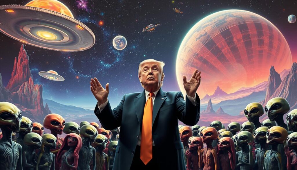 trump on aliens