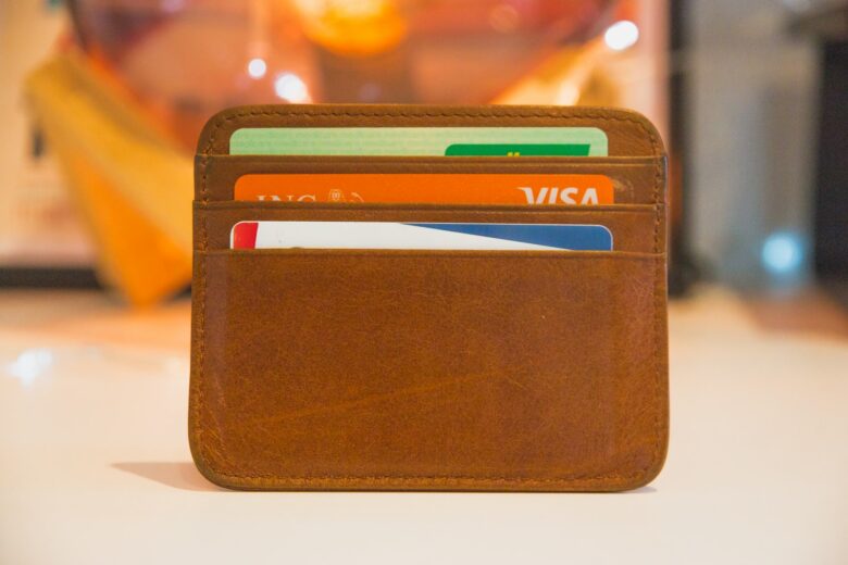 Wallet with cards, representing choosing a debt payoff strategy
